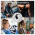 4smarts SkyBuds AI Screen Open-Ear Wireless Headset Bluetooth Oordopjes Zwart afbeelding 4