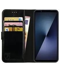 Rosso Element Sony Xperia 1 VII Hoesje Book Case Wallet Zwart afbeelding