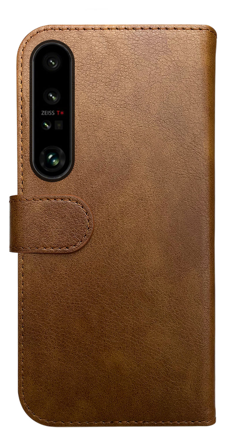 Rosso Element Sony Xperia 1 VII Hoesje Book Case Wallet Bruin afbeelding 2