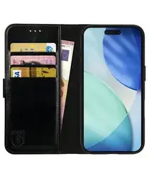 Rosso Element Apple iPhone 17 Hoesje Book Case Wallet Zwart afbeelding