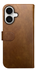Rosso Element Apple iPhone 17 Hoesje Book Case Wallet Bruin afbeelding 2