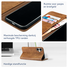 Rosso Element Apple iPhone 17 Hoesje Book Case Wallet Bruin afbeelding 5