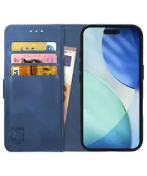 Rosso Element Apple iPhone 17 Hoesje Book Case Wallet Blauw afbeelding