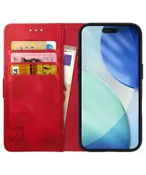 Rosso Element Apple iPhone 17 Hoesje Book Case Wallet Rood afbeelding