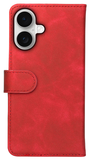 Rosso Element Apple iPhone 17 Hoesje Book Case Wallet Rood afbeelding 2
