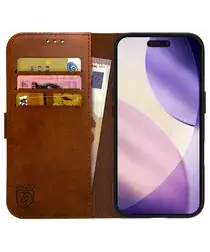 Rosso Element Apple iPhone 17 Pro Max Hoesje Book Case Wallet Bruin afbeelding