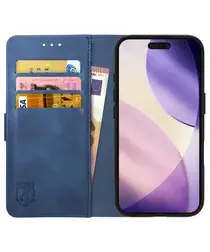Rosso Element Apple iPhone 17 Pro Max Hoesje Book Case Wallet Blauw afbeelding