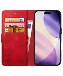 Rosso Element Apple iPhone 17 Pro Max Hoesje Book Case Wallet Rood afbeelding