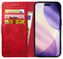Rosso Element Apple iPhone 17 Pro Max Hoesje Book Case Wallet Rood