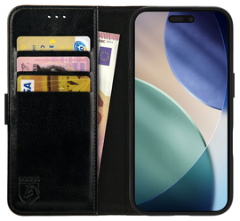 Rosso Element Apple iPhone Air Hoesje Book Case Wallet Zwart afbeelding