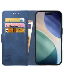 Rosso Element Apple iPhone Air Hoesje Book Case Wallet Blauw afbeelding