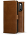 Rosso Deluxe Apple iPhone 17 Pro Hoesje Echt Leer Book Case Bruin afbeelding 12