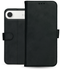 Rosso Deluxe Apple iPhone Air Hoesje Echt Leer Book Case Zwart afbeelding 11
