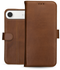 Rosso Deluxe Apple iPhone Air Hoesje Echt Leer Book Case Bruin afbeelding 11