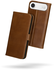 Rosso Deluxe Apple iPhone Air Hoesje Echt Leer Book Case Bruin afbeelding 2
