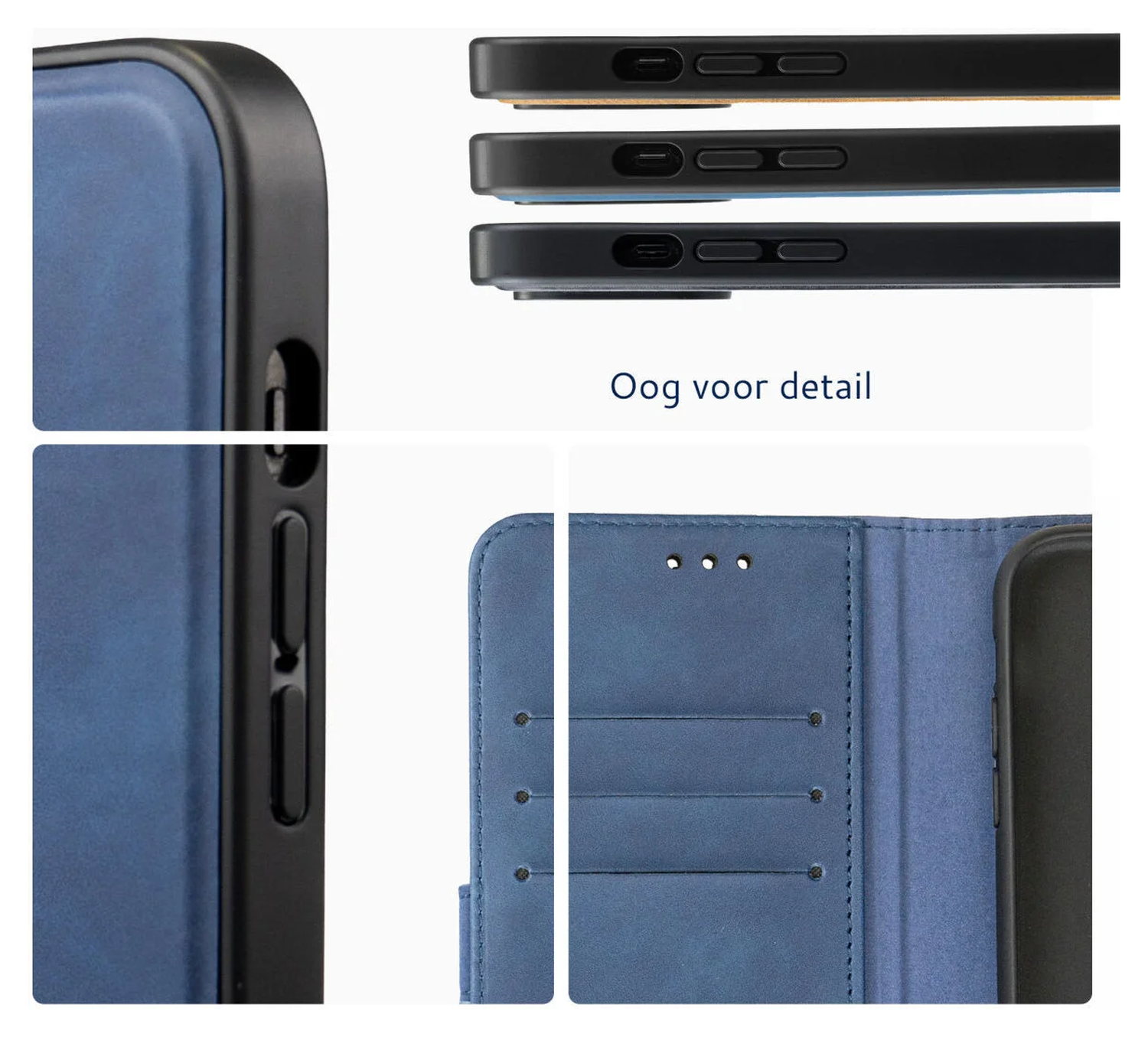 Rosso Element Uitneembaar 2-in-1 Apple iPhone 17 Hoesje Blauw afbeelding 3