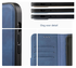 Rosso Element Uitneembaar 2-in-1 Apple iPhone 17 Hoesje Blauw afbeelding 3