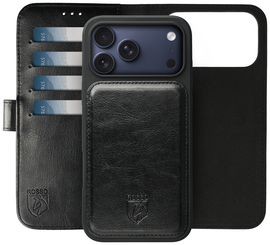 Rosso Element Uitneembaar 2-in-1 Apple iPhone 17 Pro Max Hoesje Zwart afbeelding