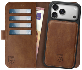 Rosso Element Uitneembaar 2-in-1 Apple iPhone 17 Pro Max Hoesje Bruin afbeelding