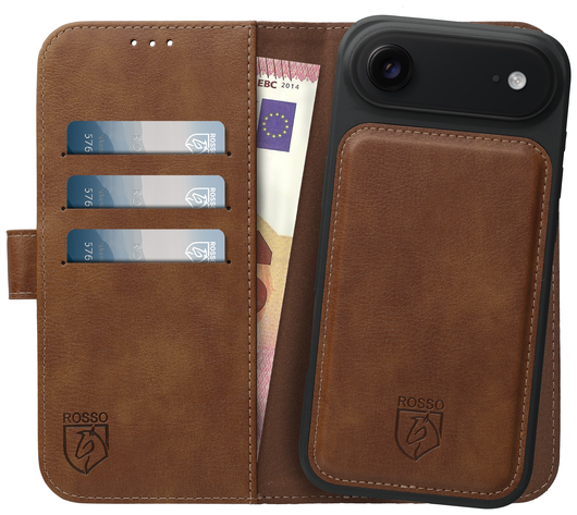 Rosso Element Uitneembaar 2-in-1 Apple iPhone Air Hoesje Bruin afbeelding 1