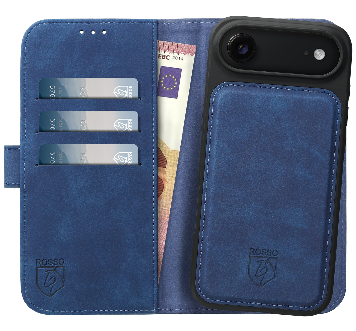 Rosso Element Uitneembaar 2-in-1 Apple iPhone Air Hoesje Blauw afbeelding 1