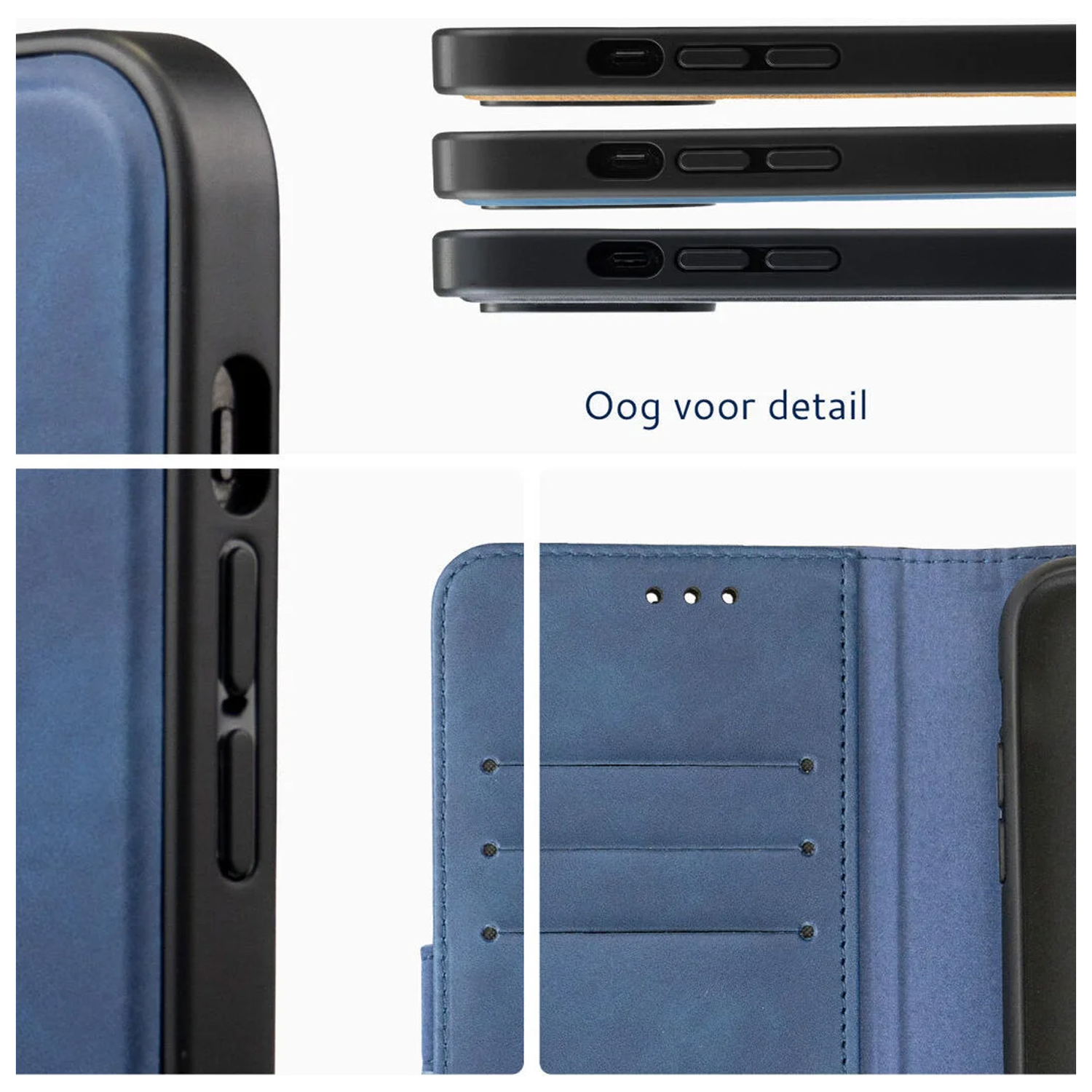Rosso Element Uitneembaar 2-in-1 Apple iPhone Air Hoesje Blauw afbeelding 5