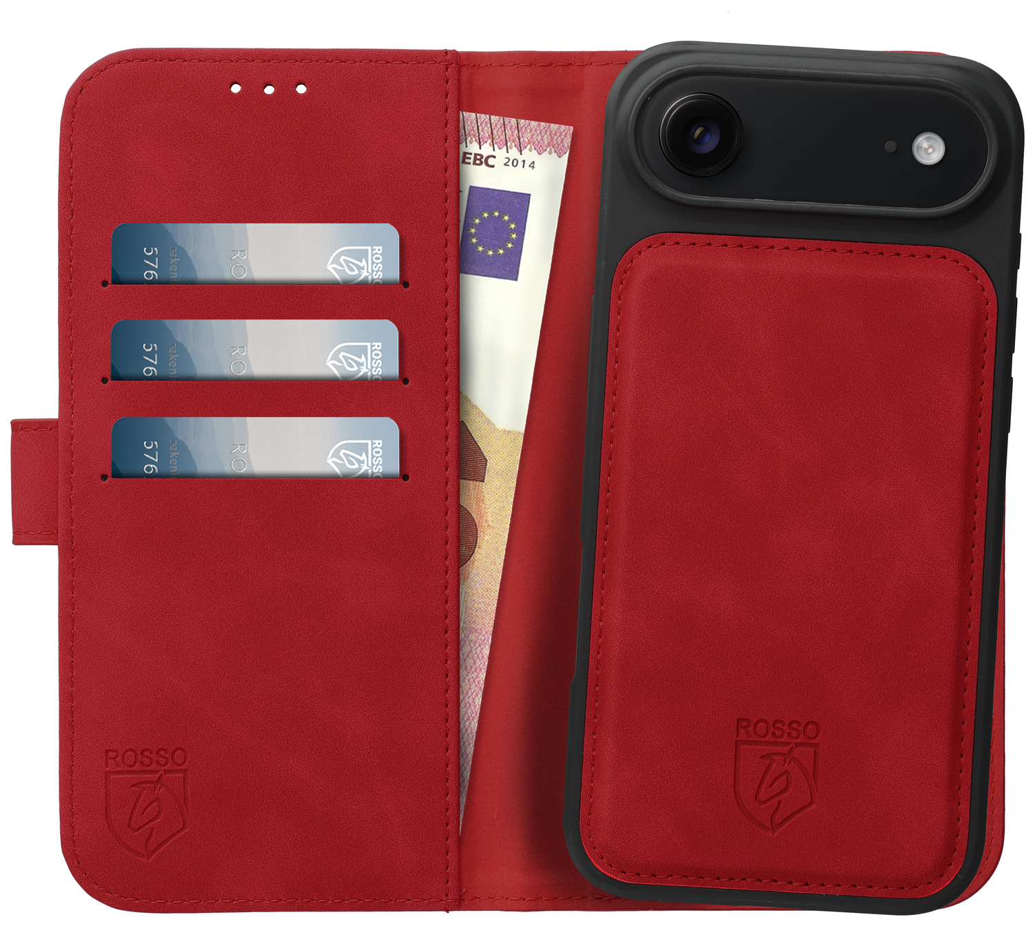 Rosso Element Uitneembaar 2-in-1 Apple iPhone Air Hoesje Rood afbeelding 1