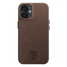 Rosso Elite Apple iPhone 17 Hoesje Leer Back Cover MagSafe Bruin afbeelding