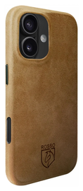 Rosso Elite Apple iPhone 17 Hoesje Leer Back Cover MagSafe Lichtbruin afbeelding