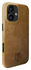 Rosso Elite Apple iPhone 17 Hoesje Leer Back Cover MagSafe Lichtbruin