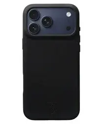 Rosso Elite Apple iPhone 17 Pro Max Hoesje Leer Back Cover MagSafe Zwart afbeelding