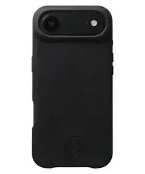 Rosso Elite iPhone Air Hoesje Leer Back Cover MagSafe Zwart afbeelding