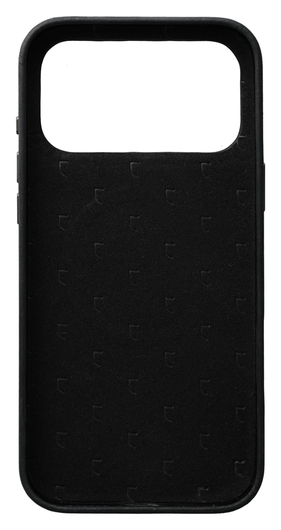 Rosso Elite iPhone Air Hoesje Leer Back Cover MagSafe Zwart afbeelding 3