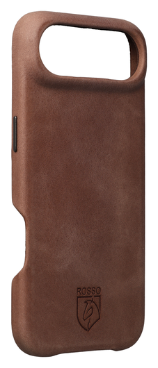 Rosso Elite iPhone Air Hoesje Leer Back Cover MagSafe Bruin afbeelding 4