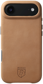 Rosso Elite Apple iPhone Air Hoesje Leer Back Cover MagSafe Lichtbruin afbeelding