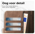 Rosso Elite Apple iPhone 17 Hoesje met MagSafe Book Case Echt Leer Bruin afbeelding 5