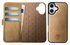 Rosso Elite Apple iPhone 17 Hoesje met MagSafe Book Case Echt Leer Licht Bruin afbeelding 6