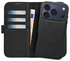 Rosso Elite iPhone 17 Pro Hoesje met MagSafe Book Case Echt Leer Zwart afbeelding 1