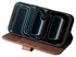 Rosso Elite iPhone 17 Pro Max Hoesje met MagSafe Book Case Echt Leer Bruin afbeelding 6