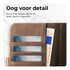Rosso Elite iPhone 17 Pro Max Hoesje met MagSafe Book Case Echt Leer Bruin afbeelding 2