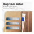 Rosso Elite iPhone 17 Pro Max Hoesje met MagSafe Book Case Echt Leer Lichtbruin afbeelding 4
