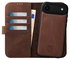 Rosso Elite iPhone Air Hoesje met MagSafe Book Case Echt Leer Bruin afbeelding 1