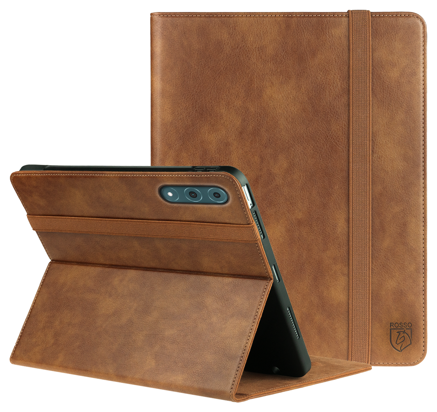 Rosso Element Lenovo Yoga Tab Plus Hoes Book Case Bruin afbeelding 1