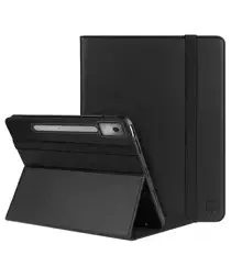 Rosso Element Lenovo Idea Tab Pro 12.7 Hoes Book Case Zwart afbeelding