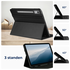 Rosso Element Lenovo Idea Tab Pro 12.7 Hoes Book Case Zwart afbeelding 2