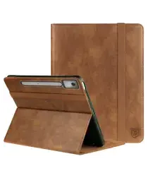 Rosso Element Lenovo Idea Tab Pro 12.7 Hoes Book Case Bruin afbeelding