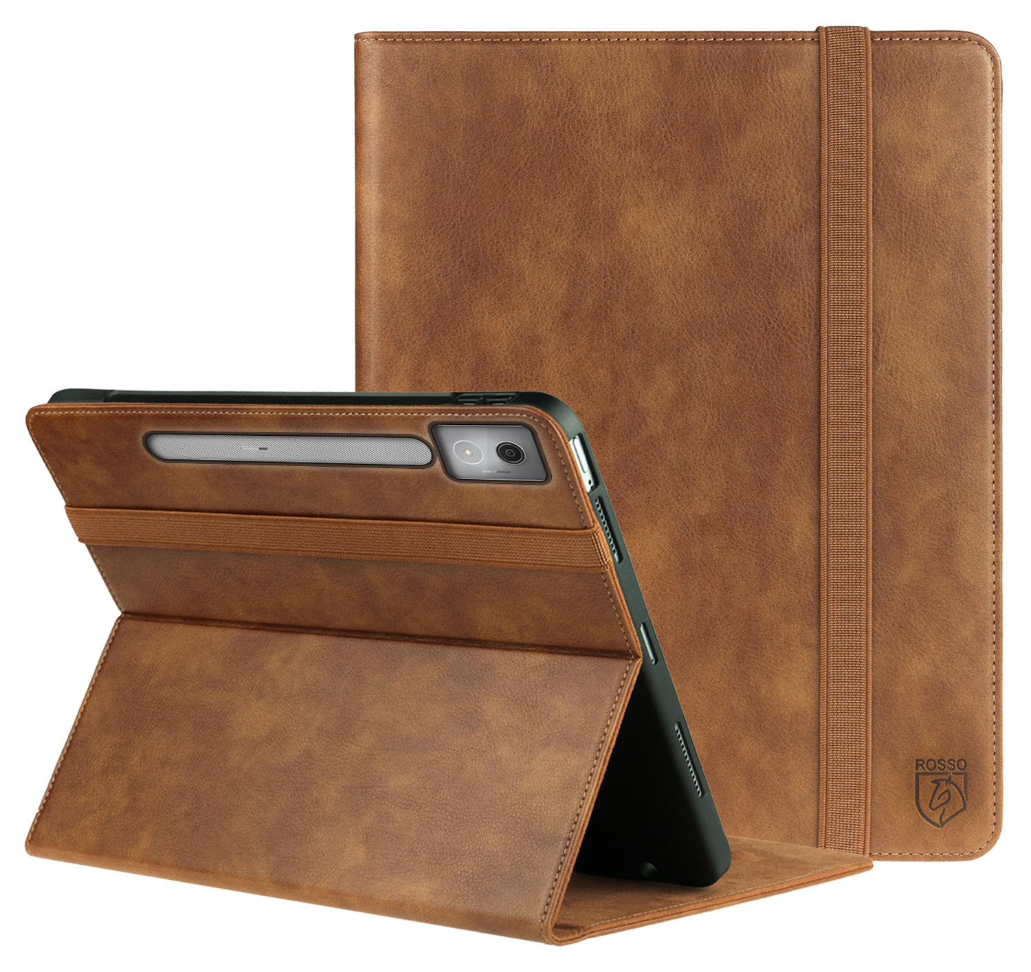 Rosso Element Lenovo Idea Tab Pro 12.7 Hoes Book Case Bruin afbeelding 1