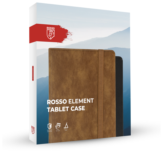 Rosso Element Lenovo Idea Tab Pro 12.7 Hoes Book Case Bruin afbeelding 8