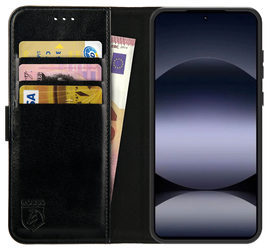 Rosso Element Xiaomi Redmi Note 14S Hoesje Book Case Wallet Zwart afbeelding