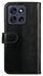 Rosso Element Motorola Moto G56 Hoesje Book Case Wallet Zwart afbeelding 2